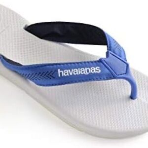 Havaianas Classic Blue and White Sandals Men’s Size 9/10 43/44